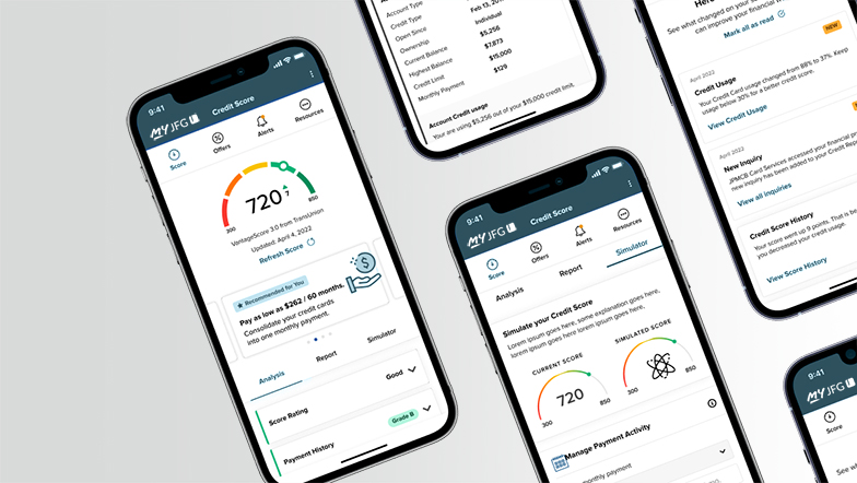 Savvy Money mobile display