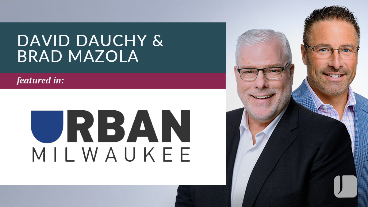 David Dauchy and Brad Mazola in Urban Milwaukee