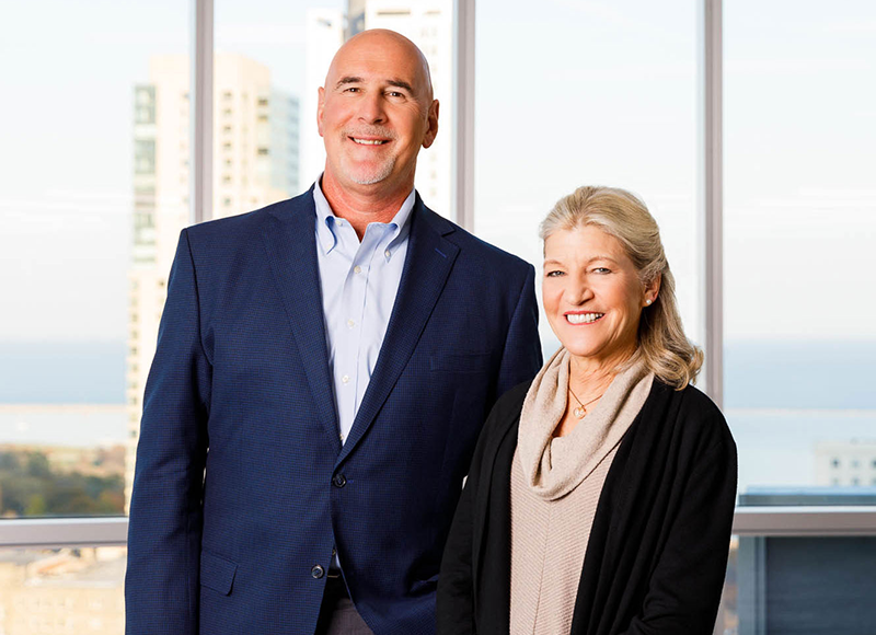 CEO Jim Popp and Chairman Helen Johnson-Leipold